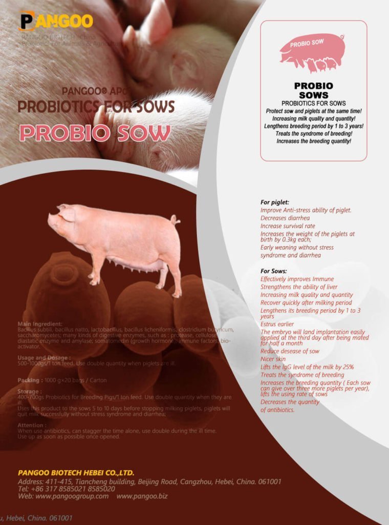 Probiotics for sow